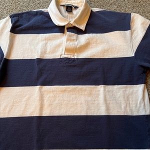 Men’s Lands’ End Short Sleeve Rugby